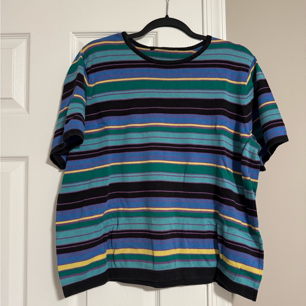 Sag Harbor Multicolor Striped Top